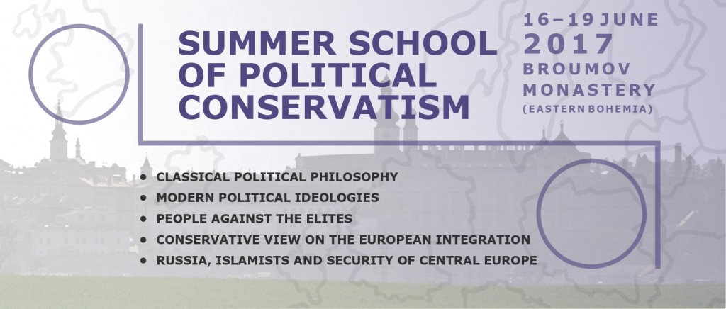 Summer School of Political Conservatism: June 16th-19th 2017